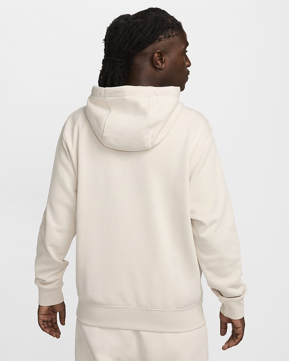 Nike sportswear club hoodie white hotsell